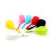 One-piece dart wing Solid color drop blade 2BA Thread Match dart rod tail set_desvips.com