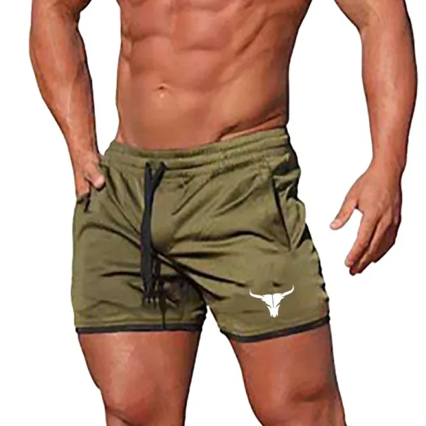 New Fitness Shorts Summer Gyms Bodybuilding Gym Sports Men Casual Clothing Breathable Mesh Quick Dry Sportswear_desvips.com