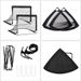 Kids Soccer Training Set - Portable Foldable Goal With Football Net For Indoor & Outdoor Play (Includes Ball & Pump)_desvips.com