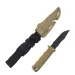 Rubber Training With Sheath,,Training Cosplay Plastic Knife Movie Prop Hunting Practice Decoration_desvips.com