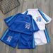 Summer New Children's Basketball Uniform Boys' Sports Wear Quick-Dry Shirt And Shorts Two-Piece Set For Older Kids_desvips.com