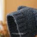 Factory Direct Internet Celebrity Hot Style Coffee Color Tie Bear Knitted Pullover Hat Head Big Make Face Look Smaller_desvips.com