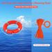 23-Inch Life Preserver Ring With 98.5-foot Water Floating Lifesaving Rope Set, Boat Safety Throw Ring, Swim Foam Buoy For Outdoor Use, Throwable Flota_desvips.com