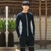 New Couple Sun Protection Quick-Dry Men's Swimsuit Women's Slimming Long-Sleeve Long-Pants Set Surfing Snorkeling Diving_desvips.com