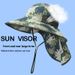Fishing Sun Face Mask For Men, Hiking Sunshade Outdoor Summer UV Protection Large Brim Unisex_desvips.com