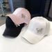 Diamond Metal Butterfly Baseball Cap, Women's Summer Sun Protection Hat, Fashionable Ducktongue Sun Hat_desvips.com