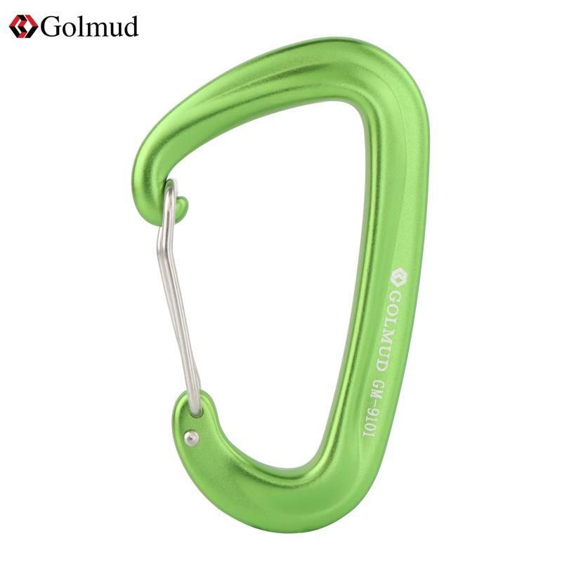 Golmud Carabiner Equipment For Rock Climbing And Rappelling Outdoor Hiking Safety Hook Lock Buckle GM9101_desvips.com