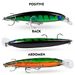 Long Casting 11cm, 13.4g Lure Fishing Minnow Plastic Hard Bionic Black Fish All-purpose Bait_desvips.com