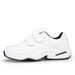Men's Adjustable Hook And Loop Leather Casual Sports Shoes White Sneakers Masculino Zapatillas Deportivas Tenis_desvips.com
