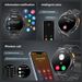 2025 730mah Large Battery Ourdoor Smartwatch Men BT Call Sports Fiess Bracelet With Flashlight AMOLED Smart Watches_desvips.com