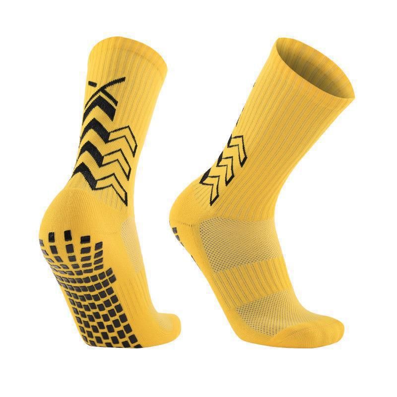 Adult Soccer Socks, Wear Resistant And Non Slip Mid Calf Training Socks, Solid Color Sports Socks, Basketball Sports Socks._desvips.com