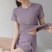 Breathable Summer Sports Suit Women, Mesh Yoga Fitness Wear, Suitable For Cycling Training, Morning Jogging,_desvips.com