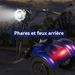 Scooter Electrique A Quatre Roues De La Vitesse Maximum 18 Km/h De Soutien 120kg Du Scooter 36v 18Ah De Double Moteur De 250w_desvips.com