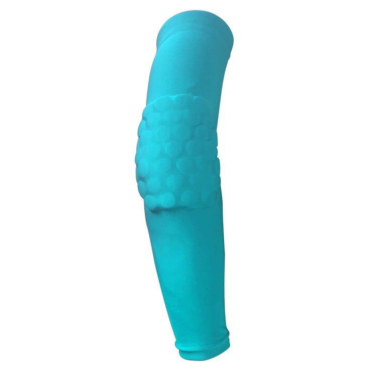 Breathable Compression Elbow Sleeve With Honeycomb Padding - Long Arm Guard For Basketball, Football, Volleyball - Unisex Sports Protective Gear_desvips.com