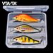 VTAVTA 3pcs 11g 7cm Floating Minnow Fishing Lure Wobblers For Pike With Crankbaits Fishing Tackle Box Hard Artificial Bait Kit_desvips.com