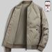New Autumn Winter Collar, Men's Fashionable And Versatile Outer Warm Cotton Baseball Jacket,_desvips.com