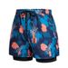 Swim Trunks Men's Boxer Five-Point Swimsuit Set Anti-Embarrassment New Professional Beach Adult Swimming Gear_desvips.com