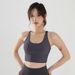 Women's Fitness One-Piece Sports Bra High-Strength Back Support Shockproof Side Breast Collection Yoga Quick-Dry Vest_desvips.com
