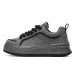 Printed Spring And Autumn Thick Soled Sneakers Men's Fashion Versatile Trendy Sports Casual Bread White Shoes_desvips.com