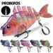 6-Section Multi-Section Fish Sea Fishing With Spinner Sequins 9cm 24.6g Bass Lure_desvips.com