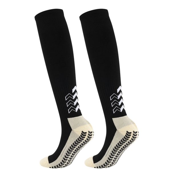 Soccer Socks Football socks men and women long over knee towel rubber bottom non slip football socks adult running sports socks_desvips.com