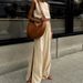 Women's Clothing all match slit slim solid color suit _desvips.com