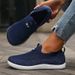 Women Breathable Knitted Mesh Soft Sole Slip On Barefoot Shoes 2025 Casual Comfortable Wide Toe Walking Sneakers_desvips.com