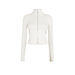 Upgraded Version Without Mesh Gold Zipper Yoga Suit Ladies Slim Fit Stand Collar Top Tops Outdoor Sports Fitness Coat_desvips.com