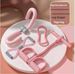 Yoga Fitness 4-Piece/11-Piece Set: Foot Pedal Resistance Band, Leg Shaper, Yoga Ring & Figure 8 Resistance Band_desvips.com