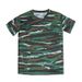 Children's Quick Drying Short Sleeved Camouflage T Shirt Summer Mesh Breathable Training Suit Military Training Uniform Camouflage Uniform_desvips.com
