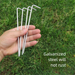 Fixed Windproof Ropes, Tent Accessory Set, Camping Outdoor Canopy Fixing Rods, Steel Pegs, Accessories_desvips.com