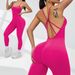 Women's Sexy Bodysuit Peach Shaped Butt Cross Back Yoga Fitness Outfit Tight Fitting No Breast Pads_desvips.com
