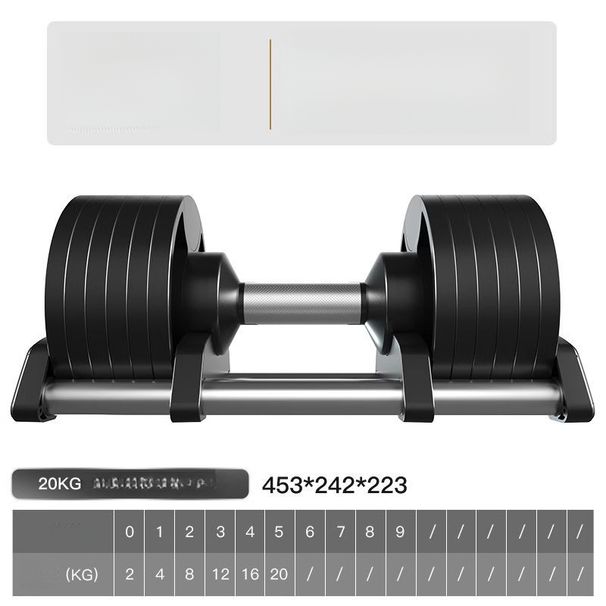 Dumbbell Home Multi-Functional Fitness Equipment Sit-Up Men's Auxiliary Exercise Folding Board Bench Press Chair_desvips.com