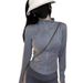 RenMou Yoga Style Slim Fit Sun Protection Clothing For Women In Summer, Lightweight, Breathable, UV Resistant, Outdoor Cycling, Exclusive Supply_desvips.com