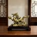 Brass Ornament, Five-clawed Dragon Soaring Through The Seas, Opening Ceremony Craft, Office Green Han Dragon, Home_desvips.com