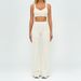 2PCS Yoga Set Clothes Outdoor Sports Outfits Women Tracksuit Gym Fitness Suits Workout Long Sleeved Flared Pants_desvips.com