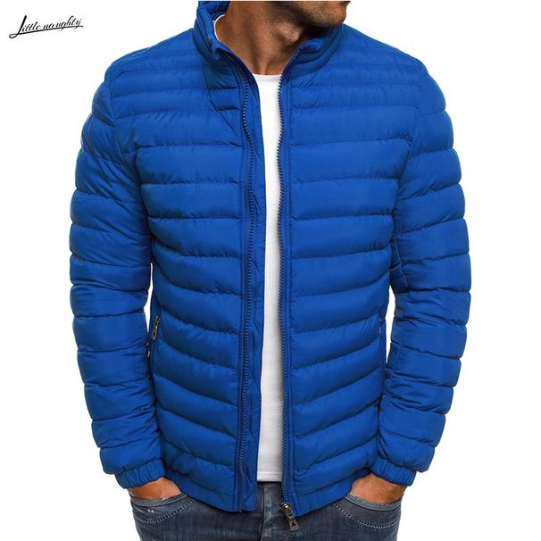 New Autumn Winter Men's Parkas Solid Hooded Cotton Coat Casual Warm Clothes Mens Overcoat Streetwear Puffer Jacket Male_desvips.com