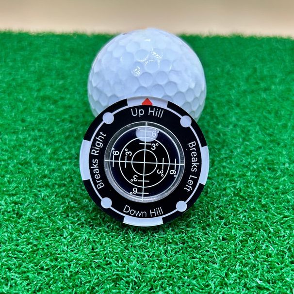 Golf Ball Marker Green Slope Measuring Tool Level Meter Degree Golf Green Ball Position Mark Magnetic Hat Clip_desvips.com