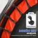 Trampolín Para Niños De +3 Años Ø163 Cm Con Red De Seguridad Y Marco De Acero Carga 50 Kg Para Interior Y Exterior Rojo_desvips.com