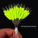 Column-shaped Seven-star Space Bean Eye-catching Round Olive-shaped Float 100 Pieces/Pack Fishing Gear Accessories_desvips.com