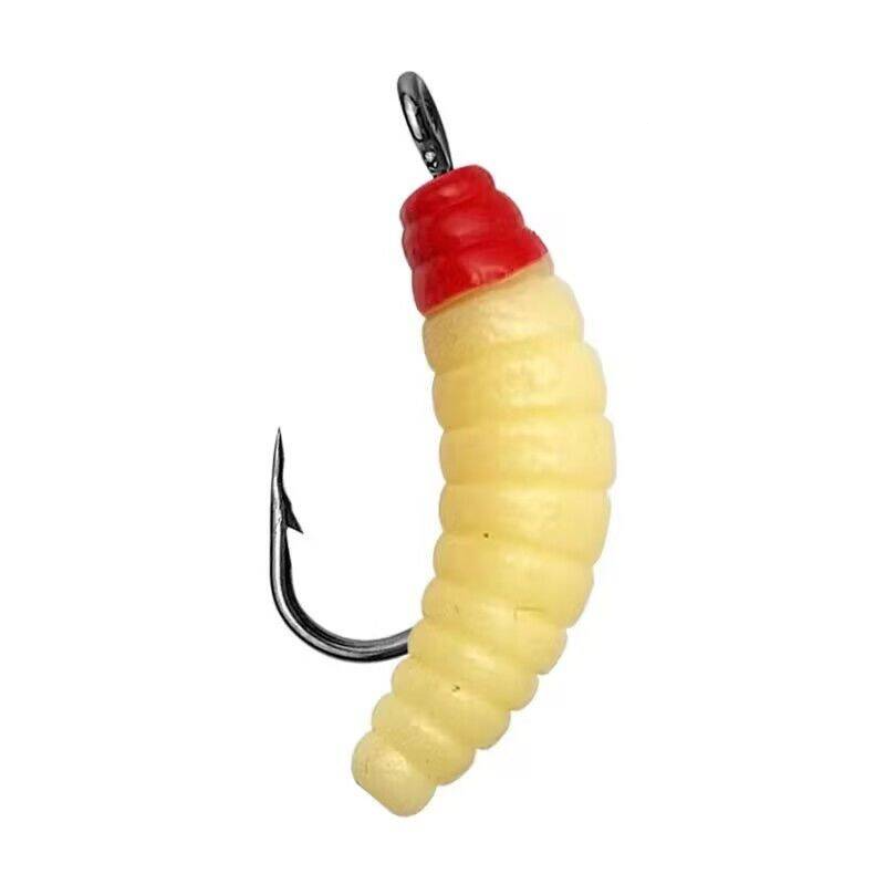 Lure For Whitebait, Blackfish, Imitation Insect Bait, Fly With Hook, Platform Fishing Bread Worms, Chrysalis Maggots,_desvips.com