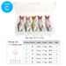 TREHOOK 5pcs Sinking Wobbler Set Crankbaits Fishing Kit Artificial Bait Hard Lure Swimbait Pike Wobblers For Bass Fishing Tackle_desvips.com