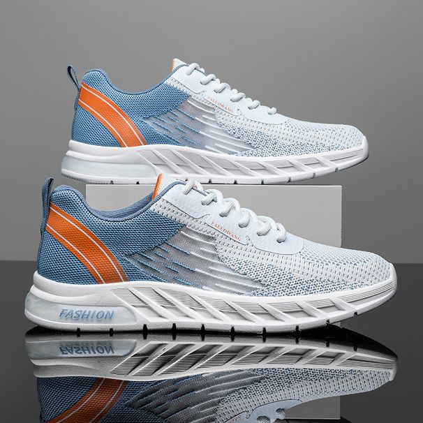 Men's 2025 Spring New Korean Edition Fashion Trend Casual Sports Comfortable And Breathable Running Shoes_desvips.com