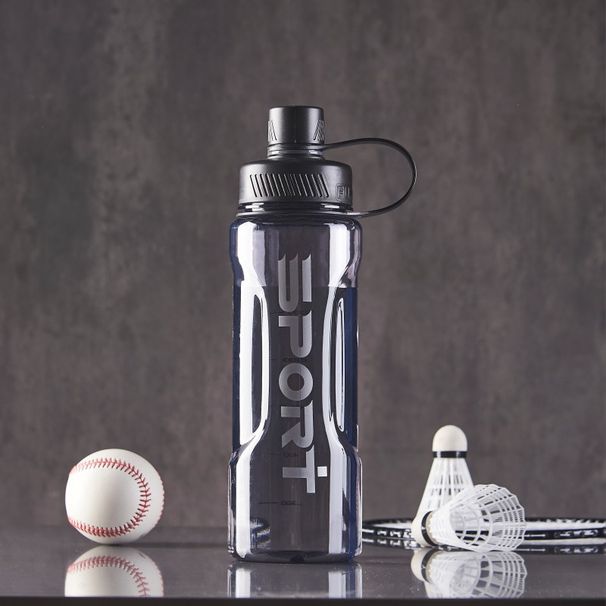 Large Capacity Fitness Sports Bottle, Shatterproof, Leak-Proof, Plastic, High-Quality Men's Cup, High Temperature_desvips.com