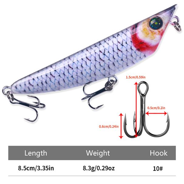 Newup Sinking Fishing Lures Surface Fishing Lure 8.3G 8.5Cm Sinking Wobblers Trout Fishing Lure Accessories For Bass Pilkers_desvips.com