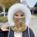 Winter Warm Lei Feng With Fleece Lining, Thickened Cold-Proof Face Mask And Neck Warmer, Integrated Outdoor Windproof_desvips.com