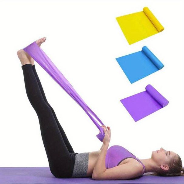 3pcs Flexibility and Strength Training Resistance Band for Yoga, Pilates, and Stretching - Achieve Your Fitness Goals at Home Gym_desvips.com