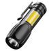Cross-Border New Multi-Functional USB Charging Outdoor Portab COB Side Strong Light Mini Small Flashlight Gift_desvips.com