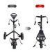 Golf Push Cart | 3-Wheel Golf Bag Pull Cart | Foldable & Space-Saving Golf Bag Cart_desvips.com