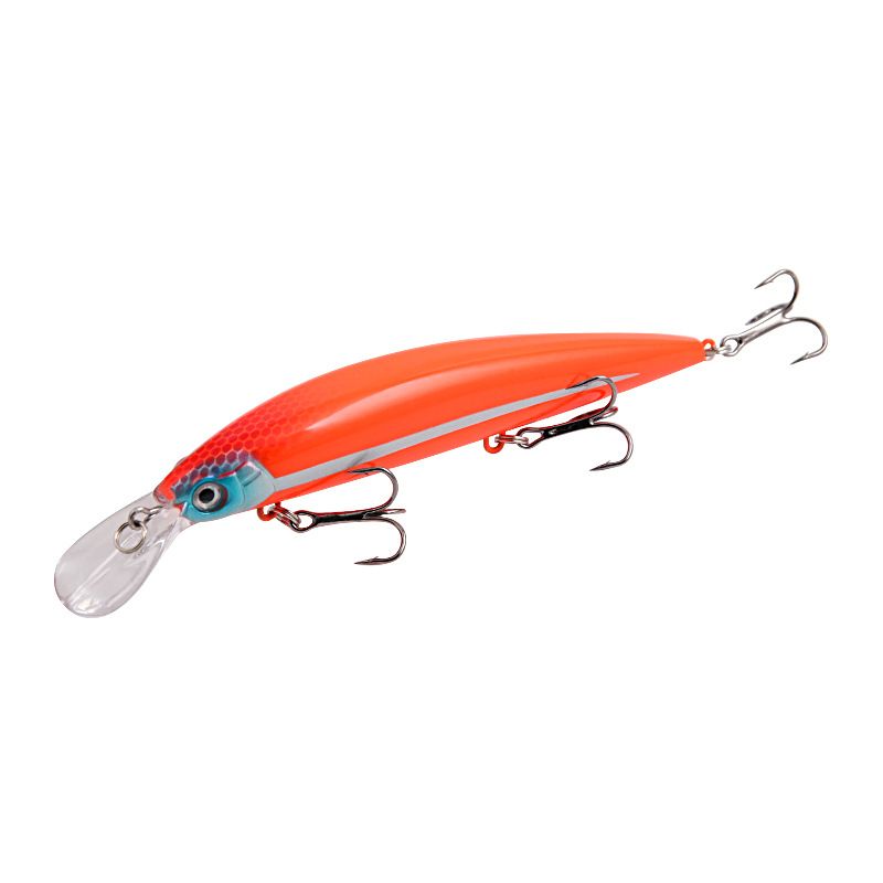 Lure Bait Laser Long Distance Casting Sinking ABS Lead Block Minnow 15.2cm36g Three Hook Perch Freshwater Sea Fishing Bait_desvips.com